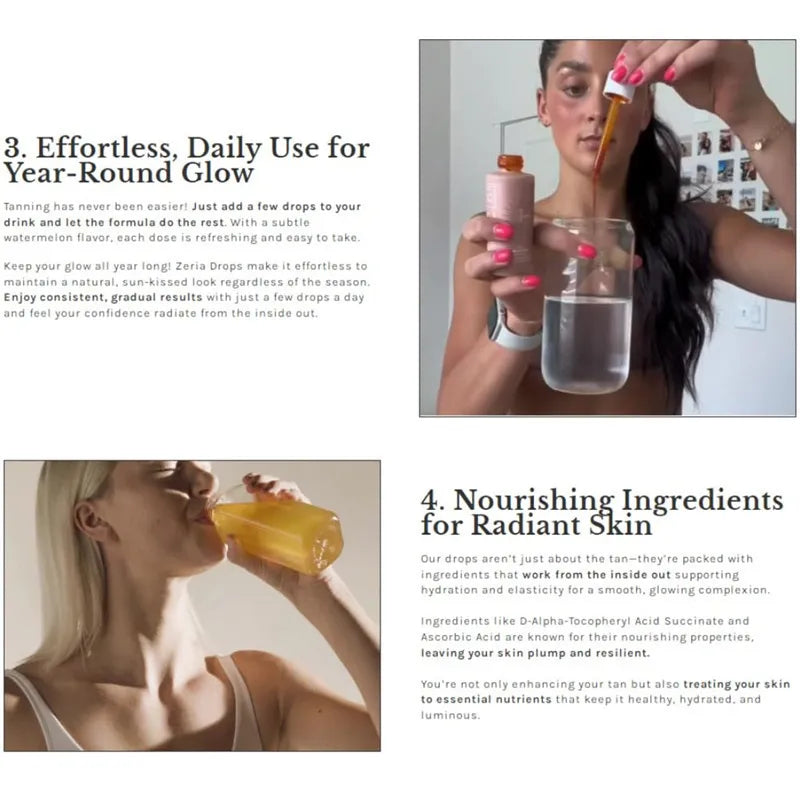 Tanning Face Serum Line Repair