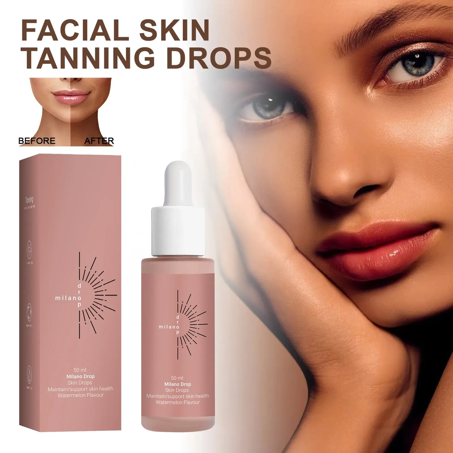 Tanning Face Serum Line Repair