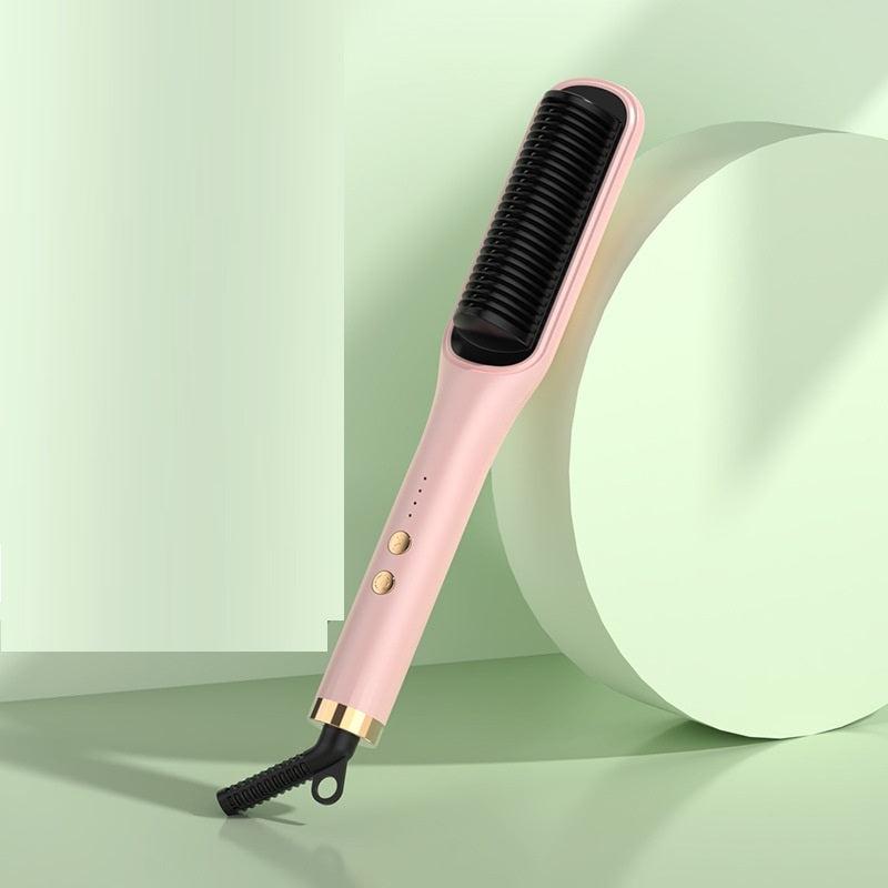 Anion Electric Hair Curlers Comb Straightene